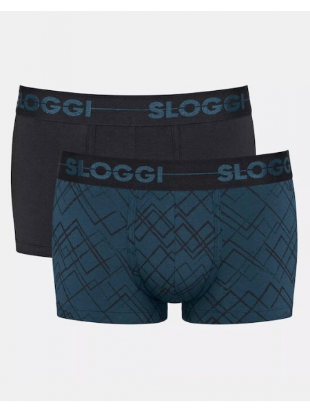 Ανδρικό Boxer Hipster 2 Τεμάχια Sloggi