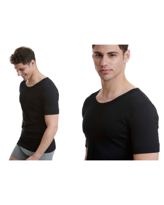 Βαμβακερά Φανελάκια( 2 Τεμάχια) Με Χαμηλή Λαιμόκοψη Walk