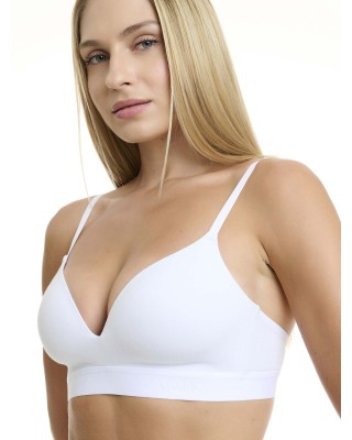 Βαμβακερό Σουτιέν με Λάστιχο και Ελαφριά Ενίσχυση Walk