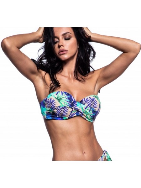 Μαγιό Tropical Strapless Cup D Bluepoint 22066113D