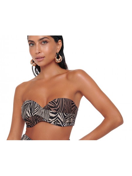 African Queen Strapless Cup D Bluepoint