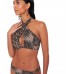 African Ovation Gold Bikini Top Bluepoint