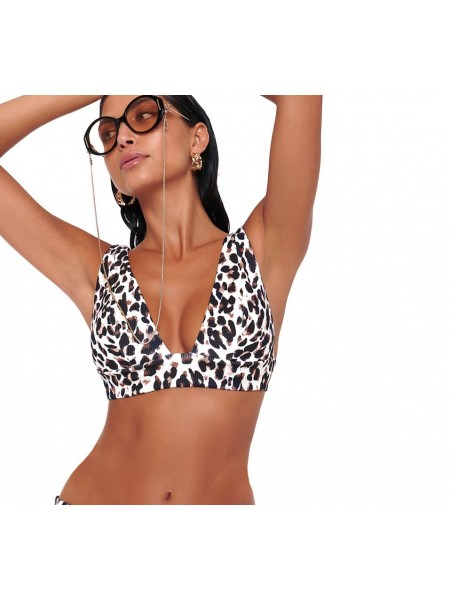 Leopard Queen Halter Top Bluepoint