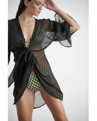 Black Dress Cover Up Blu4U