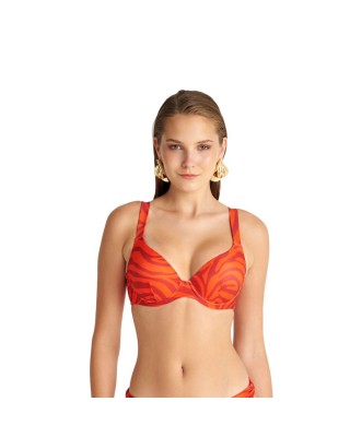 Red Zebra Τύπου Σουτιέν Push Up Cup C/D Blu4U