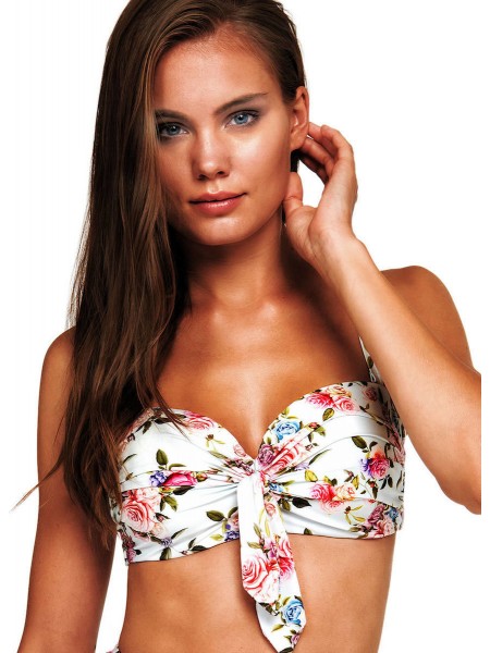 Μαγιό Strapless BLU4U Floral Cup D