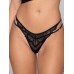 Γυναικείο String Black Kiss Luna 24211