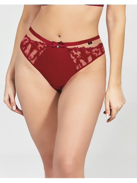 String Shorts Clarisa Ruby Red Kris Line