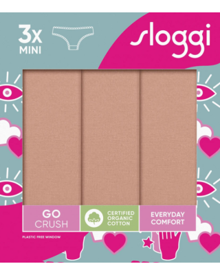 Go Crush Βαμβακερά Mini (3 Τεμάχια) Sloggi