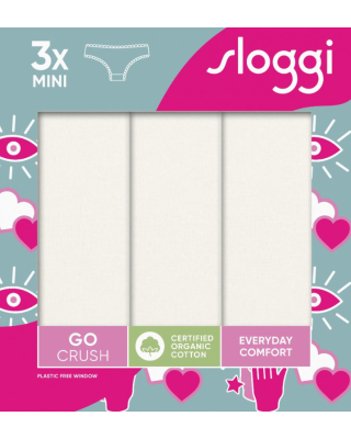 Go Crush Βαμβακερά Mini (3 Τεμάχια) Sloggi