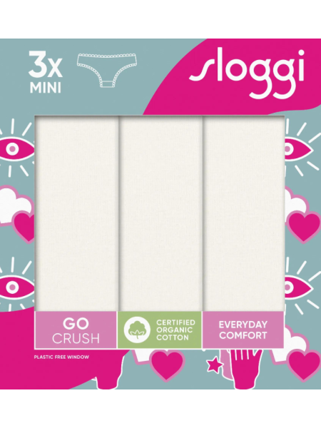 Go Crush Βαμβακερά Mini (3 Τεμάχια) Sloggi
