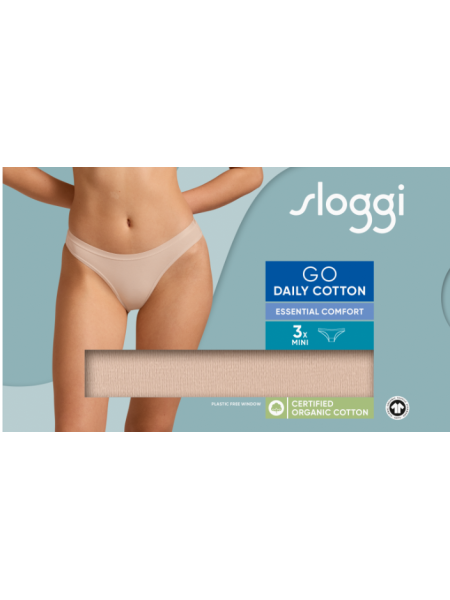 GO Daily Cotton Mini (3 Τεμάχια) Sloggi GO Daily Cotton Mini (3 Τεμάχια) Sloggi
